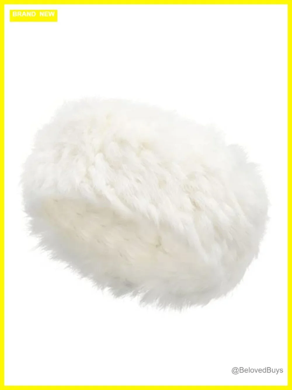 Women Rabbit Fur Headband Stretchy Winter Earwarmer Earmuffs